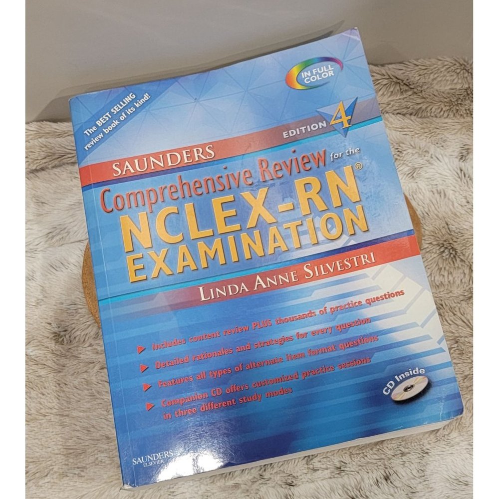 NCLEX-RN Examination Comprehensive Review Study Guide with CD